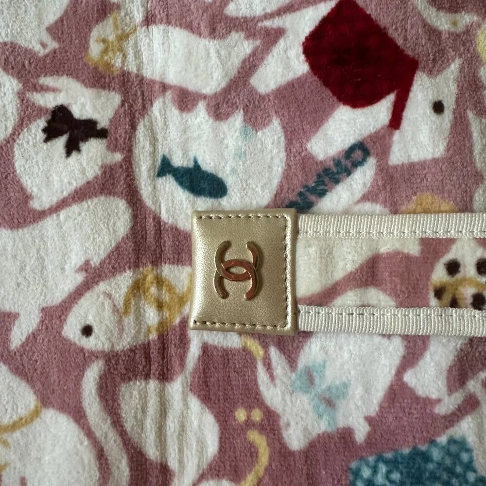 Authentic Chanel Terry Cloth Animal Print Diaper Changing Mat - Picture 5 of 8